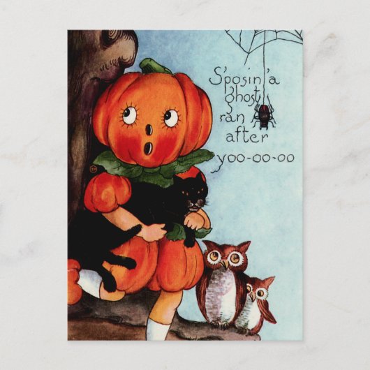 Happy Halloween  illustratie Briefkaart (Voorkant)