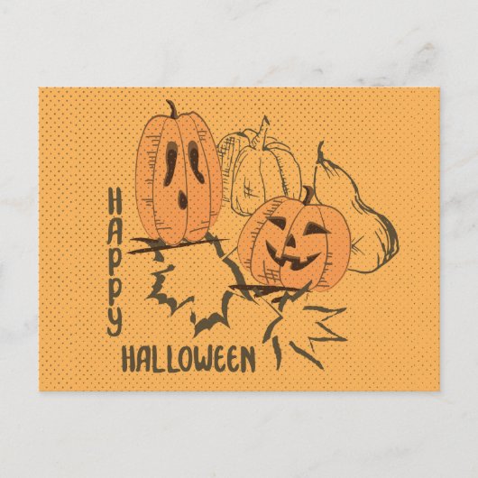 Happy Halloween  Invitation Briefkaart (Voorkant)