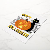 Happy Halloween invitations Folie Uitnodiging (Gedraaid)