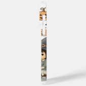 Happy Halloween iPhone Case – Schattigee Ghost Vam (Achterkant / Links)