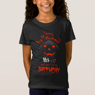 Happy Halloween Ja, het is mijn 18e verjaardag T-shirt