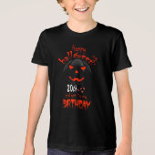 Happy Halloween Ja, het is mijn 20e verjaardag Tri-Blend Shirt (Voorkant)