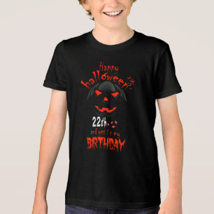 Happy Halloween Ja, het is mijn 22e verjaardag Tri-Blend Shirt