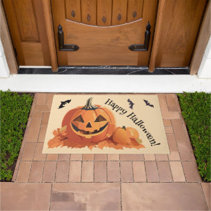 Happy Halloween Jack 0 Lantern Deurmat