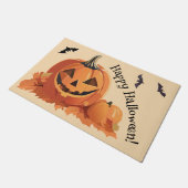 Happy Halloween Jack 0 Lantern Deurmat (Schuin)