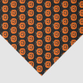 Happy Halloween Jack O Lantaarn Illustratieve Kuns Tissuepapier (Detail)