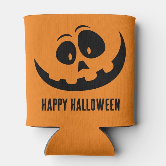 Happy Halloween Jack O Lantern Blikjeskoeler (Achterkant)