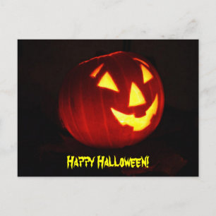 Happy Halloween Jack o' Lantern Briefkaart
