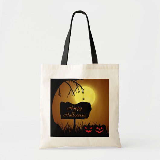 Happy Halloween Jack O Lantern Citrouilles - Sac f (Devant)