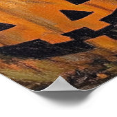 Happy Halloween Jack O' Lantern Glow Poster (Hoek)