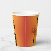 Happy Halloween Jack O' Lantern Papieren Bekers (Rechts)