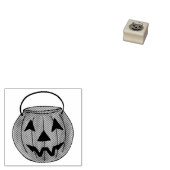 Happy Halloween Jack o' Lantern Pumpkin Carving Rubberstempel (Gestempeld)
