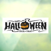 Happy Halloween Jack-O-Lantern Raamsticker (Vel 3)