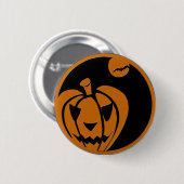 happy halloween jack o lantern ronde button 5,7 cm (Voorkant /achterkant)