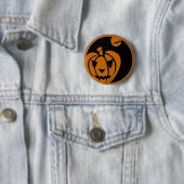 happy halloween jack o lantern ronde button 5,7 cm (In situ)