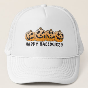 Happy Halloween Jack-O-Lantern Trucker Pet