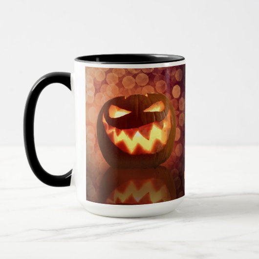 Happy Halloween Jack O'Lantern Mok (Links)