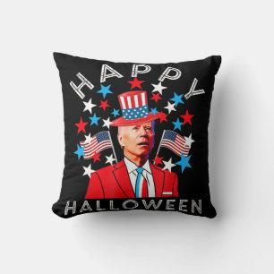 Happy Halloween Joe Biden 4 juli Memorial Ind Kussen