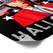 Happy Halloween Joe Biden over juli Memorial Inde Poster (Hoek)