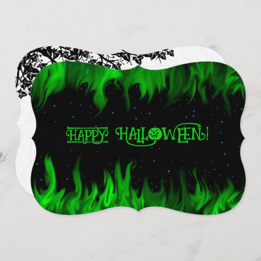 HAPPY HALLOWEEN! KAART (Voorkant / Achterkant)