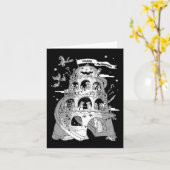 Happy Halloween Kaart (Gele Bloem)