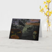 Happy Halloween Kaart (Gele Bloem)