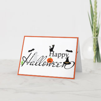 Happy Halloween-kaart Feestdagen Kaart