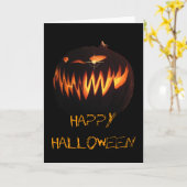 Happy Halloween-kaart Kaart (Gele Bloem)