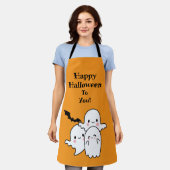 Happy Halloween kan personaliseren Schort (Gedragen)