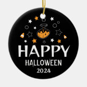 Happy Halloween Keepsake Keramisch Ornament (Voorkant)