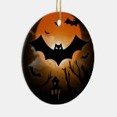 Happy Halloween Keramisch Ornament (Rechts)