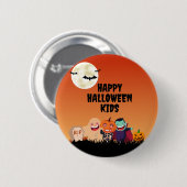 Happy Halloween Kinderen Ronde Button 5,7 Cm (Voorkant /achterkant)