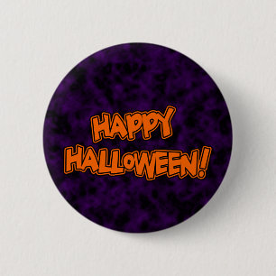 Happy Halloween-knop Ronde Button 5,7 Cm