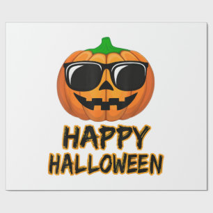 Happy Halloween Kostuum Grappige Pompoen Cadeaupapier