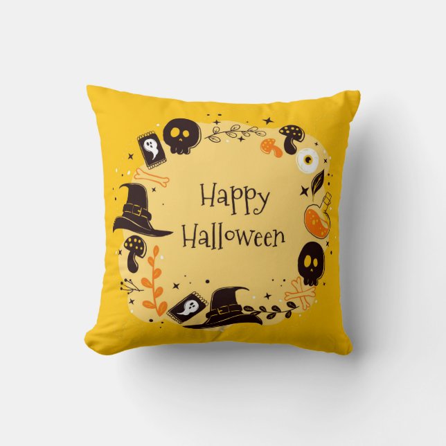 Happy Halloween Kussen (Voorkant)