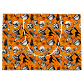 Happy Halloween Large Cadeauzakje (Voorkant)