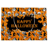 Happy Halloween Large Cadeauzakje (Achterkant)