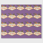 Happy Halloween Las Vegas Style Cadeaupapier (Vlak)