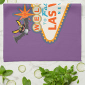 Happy Halloween Las Vegas Style Theedoek (Gevouwen)