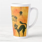 Happy Halloween Latte Mok (Rechts)