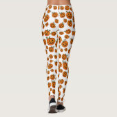 Happy Halloween-Leggings voor bots-o-lantern pompo Leggings (Achterkant)