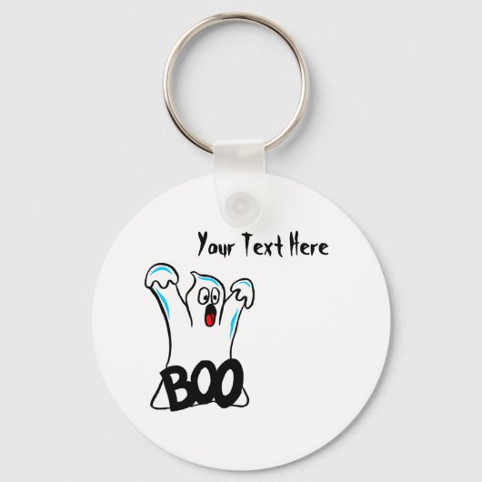 Happy Halloween - Let op, let op Ghost! Sleutelhanger (Voorkant)