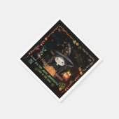 Happy Halloween Little Witch Servet (Hoek)