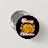 Happy Halloween logo Ronde Button 3,2 Cm (Voorkant /achterkant)