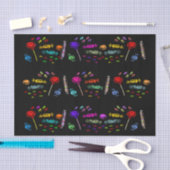 Happy Halloween Lollipops en Snoep Pattern, ZSSG Tissuepapier (Craft)