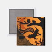 Happy Halloween Magneet (Voorkant / Achterkant)