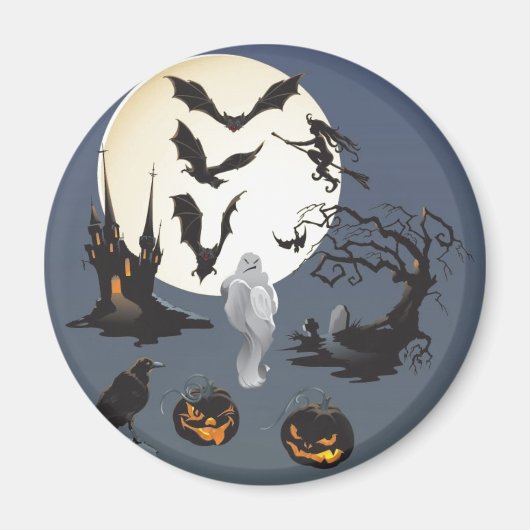 Happy Halloween Magneet (Voorkant)