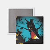 Happy Halloween Magneet (Voorkant / Achterkant)
