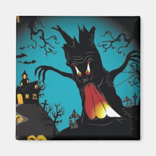 Happy Halloween Magneet (Voorkant)