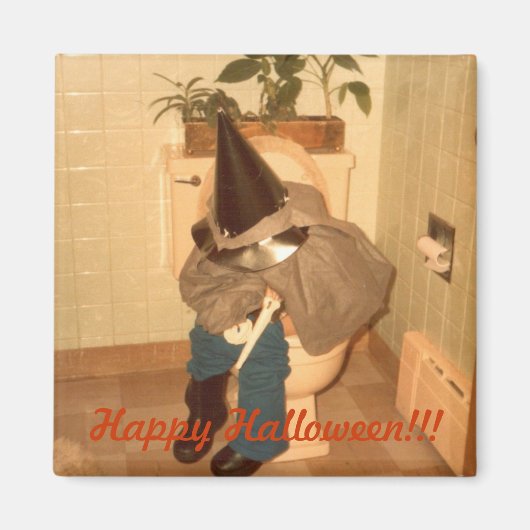 Happy Halloween Magnet Magneet (Voorkant)